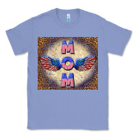 Colony Blue American mom Classic Tee - TumblerDesignByShophia