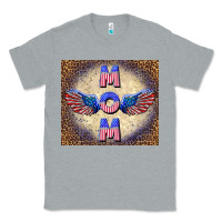 Heather Grey American mom Classic Tee - TumblerDesignByShophia