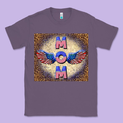 American Mom Classic Tee Designed By Tumblerdesignbyshophia