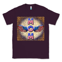 Plum American mom Classic Tee - TumblerDesignByShophia
