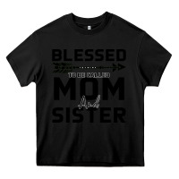 Black Blessed Mom And Sister Heavy Core Tee - Bettercallsaul