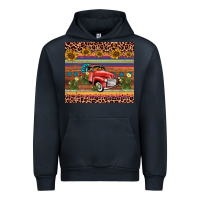 Navy truck sunflower leopard Urban Hoodie - AdoDesignShop