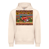 Sandshell truck sunflower leopard Urban Hoodie - AdoDesignShop
