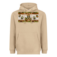 Mushroom easter camouflage egg hunter bunny license plate template Heavyweight Hoodie - BarkalooDesign