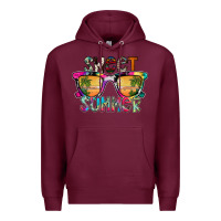 Burgundy Sweet Summer Premium Hoodie - CowhideDigitalArt