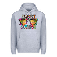 Heather Grey Sweet Summer Premium Hoodie - CowhideDigitalArt