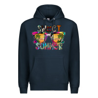 Navy Sweet Summer Premium Hoodie - CowhideDigitalArt