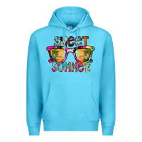Ocean Blue Sweet Summer Premium Hoodie - CowhideDigitalArt