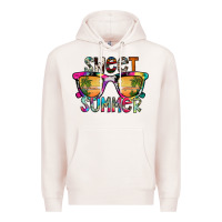 Pale Pink Sweet Summer Premium Hoodie - CowhideDigitalArt