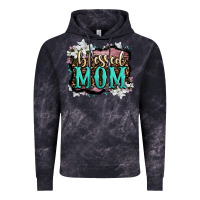 Cloud Black blessed mom Vintage Hoodie - OliviaCreatesArt