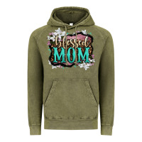 Vintage Olive blessed mom Vintage Hoodie - OliviaCreatesArt