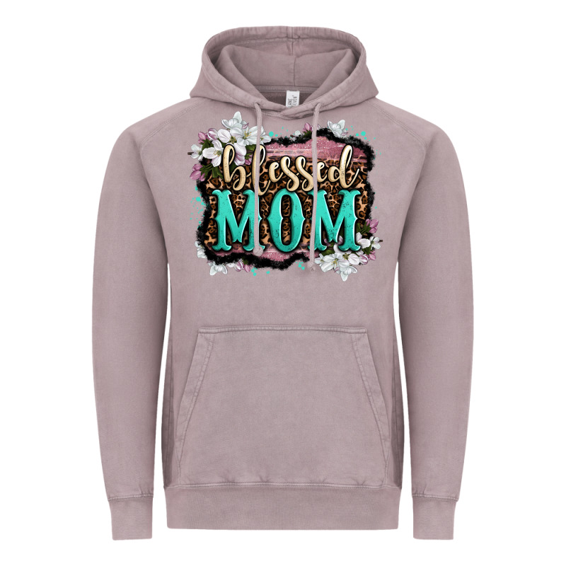 Blessed Mom Vintage Hoodie by OliviaCreatesArt | Teevron