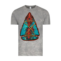 Cloud Rock turquoise glitter aztec arrowhead Vintage Tee - Jasminsmagicworld