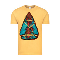 Vintage Mustard turquoise glitter aztec arrowhead Vintage Tee - Jasminsmagicworld