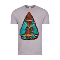 Vintage Zinc turquoise glitter aztec arrowhead Vintage Tee - Jasminsmagicworld