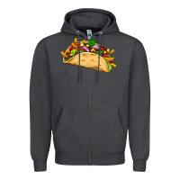 Smoke mexican taco Zipper Hoodie - Artiststas