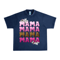 Navy Mama Mama Mama Mama Mother's Day Urban Heavy Tee - CowGirlArtShop
