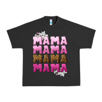 Pigment Black Mama Mama Mama Mama Mother's Day Urban Heavy Tee - CowGirlArtShop