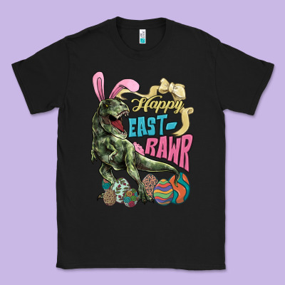 Happy Easter Day T-rex Classic Tee Designed By Howdyjamesfarm