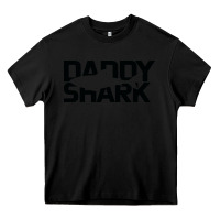 Black Daddy Shark Heavy Core Tee - Bettercallsaul