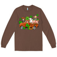 Chestnut St. Patrick's farm animals and truck Long Sleeve Tee - OliviaCreatesArt