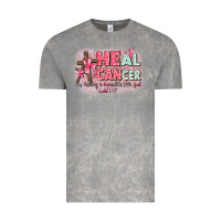 Cloud Rock heal cancer luke 1 37 Vintage Tee - CowGirlArtShop