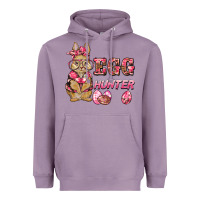 Lavender easter pink camouflage egg hunter  bunny Heavyweight Hoodie - BarkalooDesign