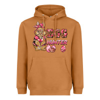 Meerkat easter pink camouflage egg hunter  bunny Heavyweight Hoodie - BarkalooDesign