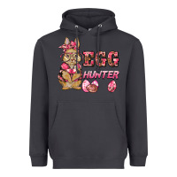 Smoke easter pink camouflage egg hunter  bunny Heavyweight Hoodie - BarkalooDesign
