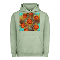 Pigment Oil Green western basketball Urban Hoodie - AdoDesignShop