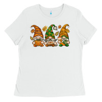 White Fall Gnomes Ladies Tee - texasbilliewilder