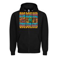 Black western home wind wheel sunflowers Zipper Hoodie - Artiststas