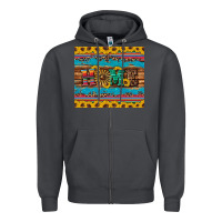 Smoke western home wind wheel sunflowers Zipper Hoodie - Artiststas