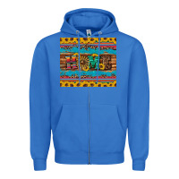 True Royal western home wind wheel sunflowers Zipper Hoodie - Artiststas