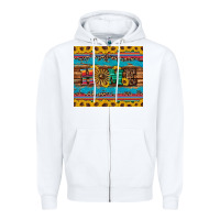 White western home wind wheel sunflowers Zipper Hoodie - Artiststas