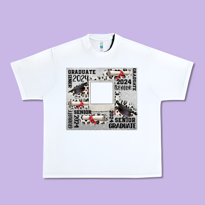 Senior 2024 Customizable Urban Heavy Tee Designed By Cowgirlartshop