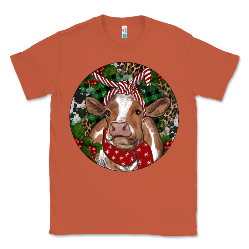 Brown Cow Christmas Classic Tee by RanaPortraitStore | Teevron