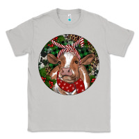 Moon Dust Brown Cow Christmas Classic Tee - RanaPortraitStore