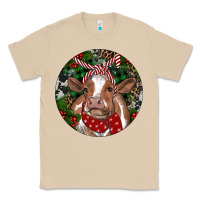 Mushroom Brown Cow Christmas Classic Tee - RanaPortraitStore