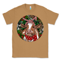 Toasted Coconut Brown Cow Christmas Classic Tee - RanaPortraitStore