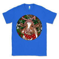 True Royal Brown Cow Christmas Classic Tee - RanaPortraitStore