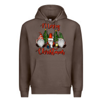 Coffee Merry Christmas Gnomes Premium Hoodie - RanaPortraitStore