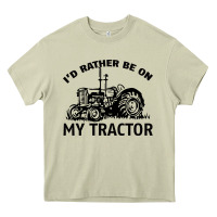 Mossy I D Rather Be On My Tractor Heavy Core Tee - Bettercallsaul