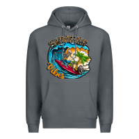 Rock Summer Vibes Premium Hoodie - CowhideDigitalArt