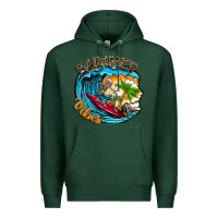 Sports Green Summer Vibes Premium Hoodie - CowhideDigitalArt
