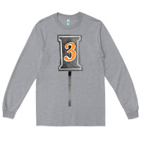 Heather Grey marker 3 chain fa element Long Sleeve Tee - FaDigitalArtStudio