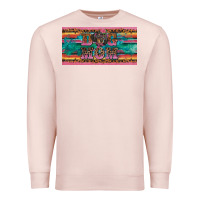 Pale Pink dog mom danchshund  license plate template Premium Sweatshirt - BarkalooDesign