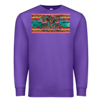 Purple dog mom danchshund  license plate template Premium Sweatshirt - BarkalooDesign