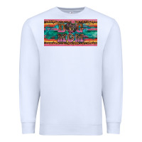 White dog mom danchshund  license plate template Premium Sweatshirt - BarkalooDesign