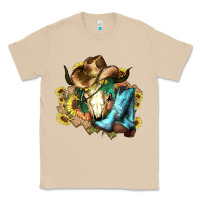 Mushroom Cow skull Cowboy boots hats sunflowers Classic Tee - HowdyJamesFarm